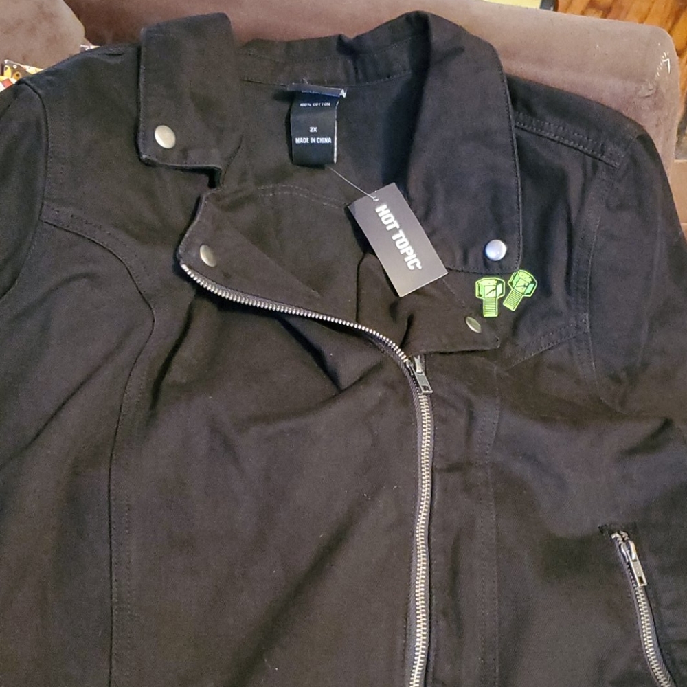 Hot Topic Universal Studios Monster Denimjacket - image 3